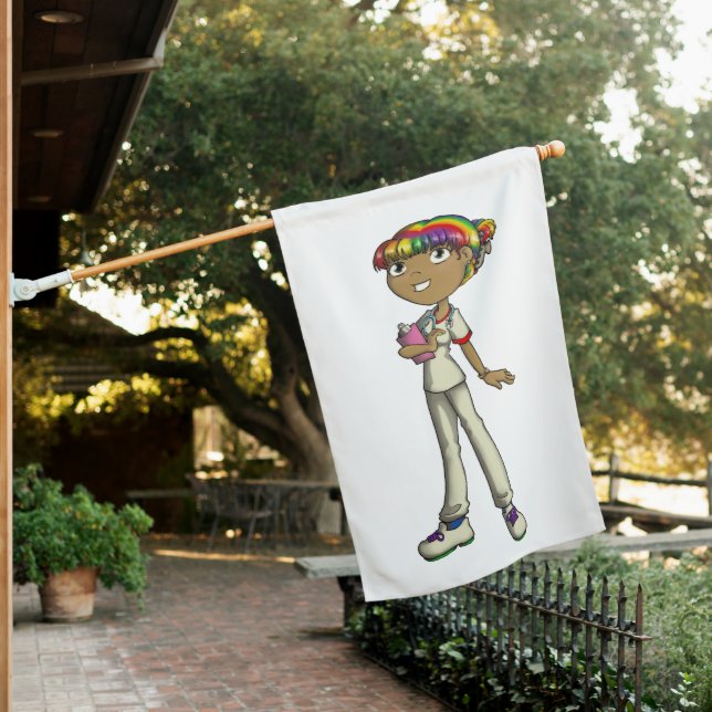 Care House Flag (In SItu)