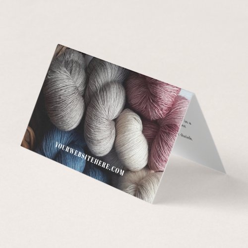 Care Instructions Wool Knitted Garments Photo Business Card
