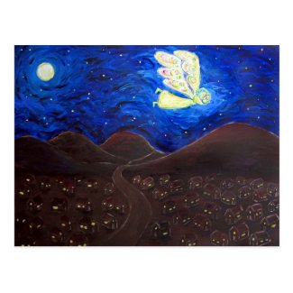 Care of the Soul Angel Art Painting Postcard