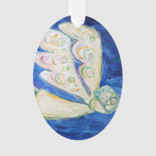 Care of the Soul Angel with Baby Holiday Ornament