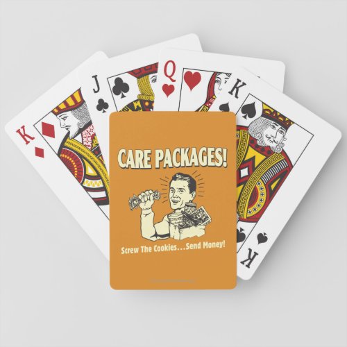 Care Packages Screw Cookies Send  Poker Cards