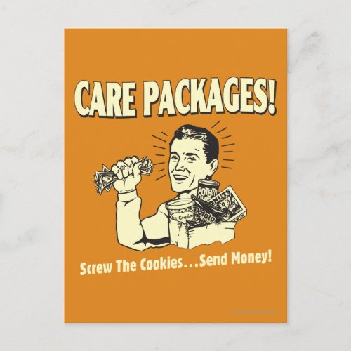 Care Packages Screw Cookies Send  Postcard