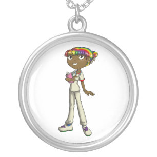 Care Silver Plated Necklace