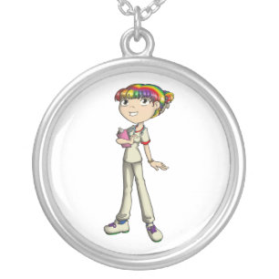 Care Silver Plated Necklace
