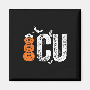 Care Unit Nurse Nursing Halloween Critical Care  Magnet