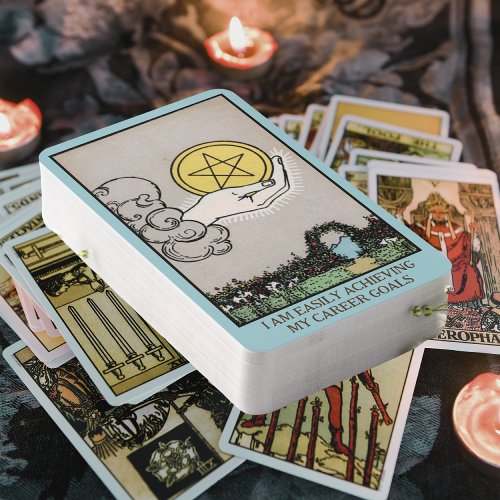 Career Affirmation  Ace Of Pentacles Tarot Card