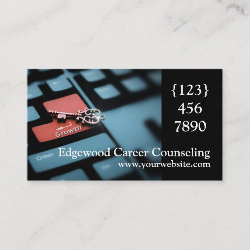 Career Counseling Therapist Life Coach Business Card