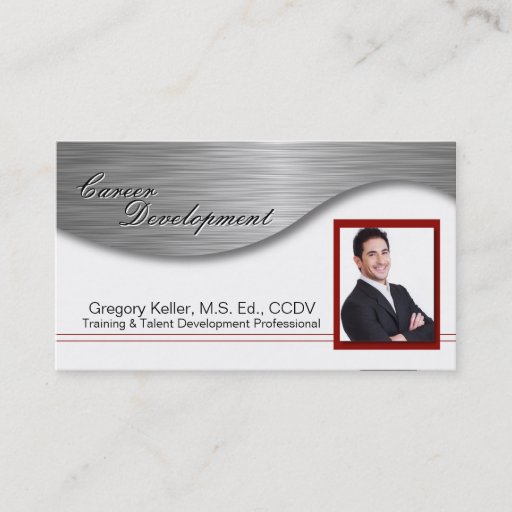 Customizable Career Development Business Card - Professional