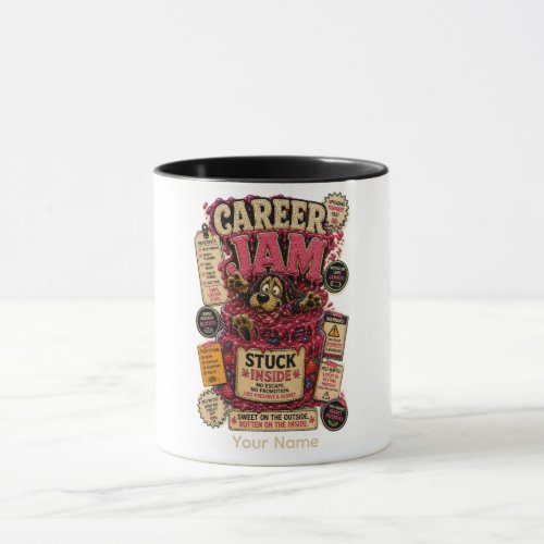 Career Jam Personalized Funny Office T-Shirt Mug