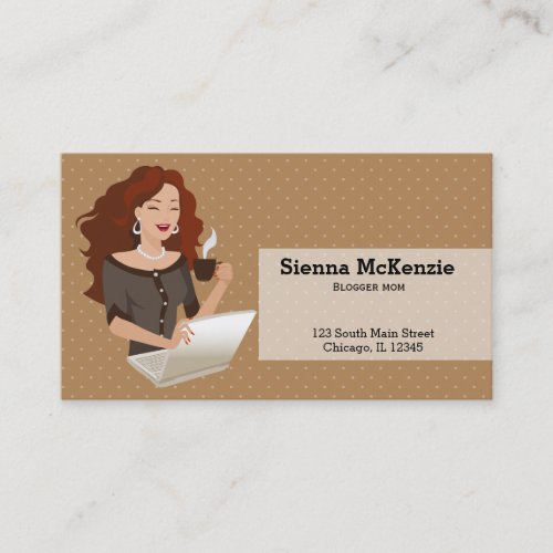 Career Woman Calling Card