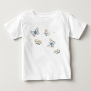 Carefree Butterflies in Flight Baby T-Shirt
