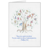 Carefree Sparrows Card (Front)