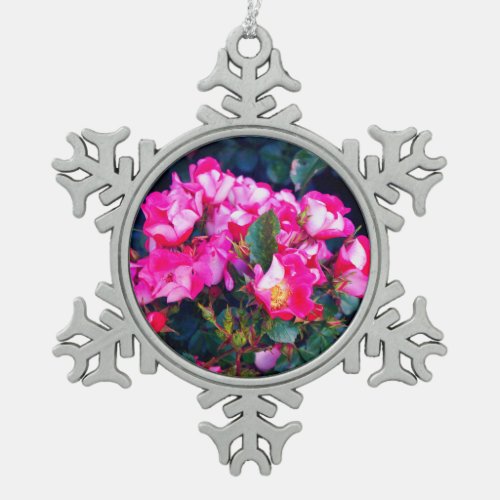 Carefree Spirit Rose 1 Snowflake Ornament