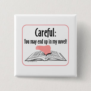 Careful! Pinback Button