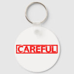 Careful Stamp Keychain