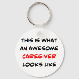 caregiver, awesome keychain