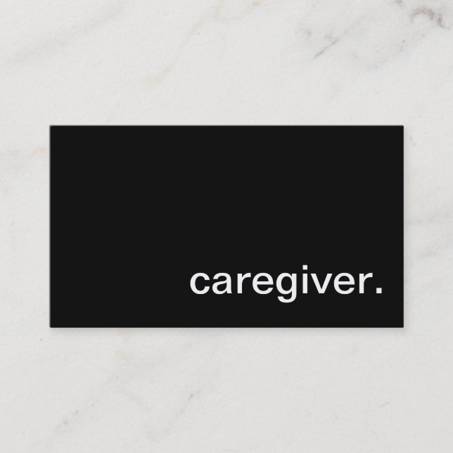 Caregiver Business Card (Front)