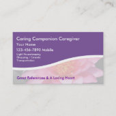 Caregiver Business Cards (Front)