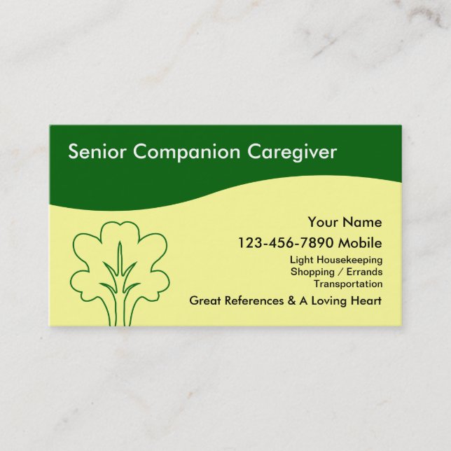 Caregiver Business Cards (Front)