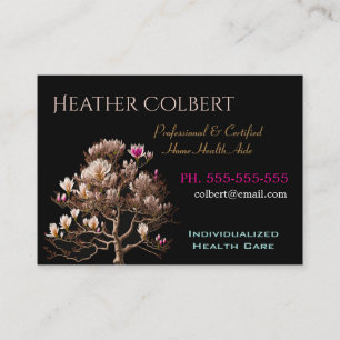 Caregiver  Calm Support Professional Business Card