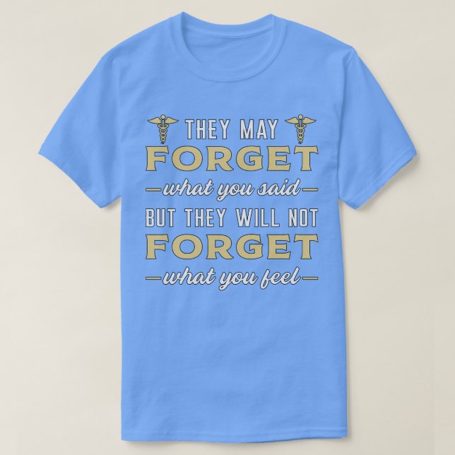 Caregiver Caregivers Nurse Nursing Care Funny  T-Shirt (Design Front)