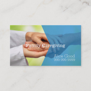 Caregiver Caregiving Nurse Nursing Health Care Business Card
