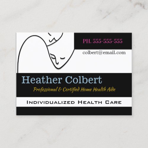 Caregiver Compassion Trusting Professional  Business Card