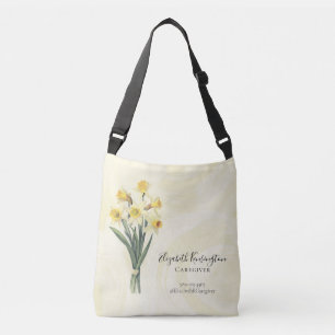 Caregiver Elder Care Services Custom Floral Crossbody Bag