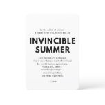 Caregiver Encouragement Card - Invincible Summer Caregiver Encouragement Card - Invincible Summer