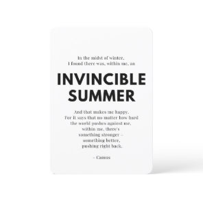 Caregiver Encouragement Card -  Invincible Summer