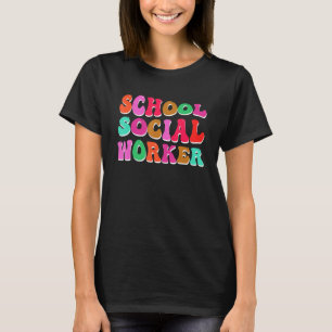 Caregiver for children school social worker T-Shirt