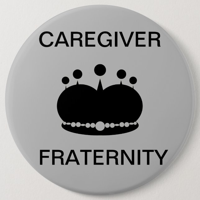 Caregiver Fraternity Button (Front)