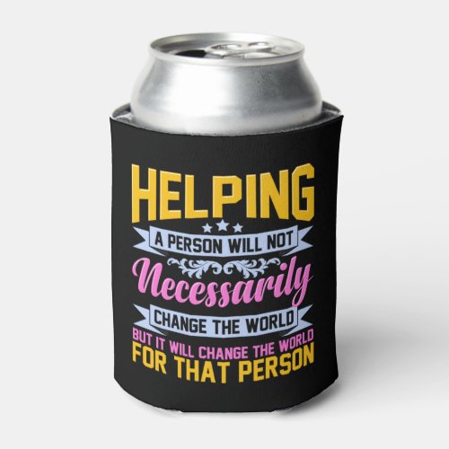 Caregiver Helping Person Healthcare Worker Nurse C Can Cooler
