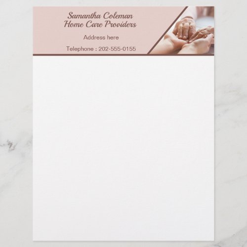 Caregiver Home Care Business Letterhead