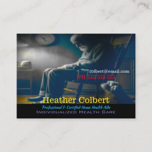 Caregiver Home HealthCare Helpers Business Card