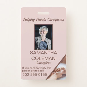 EMT & Caregiver ID Badge Templates & Badge Maker