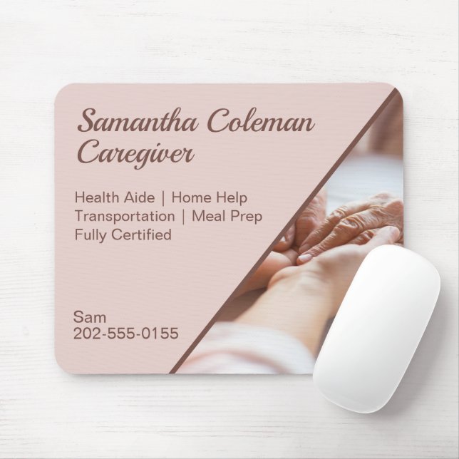 Caregiver Home Help Mouse Pad (With Mouse)