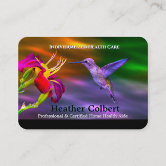 Caregiver Hum Helper Professional Business Card