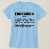 Caregiver Noun Appreciation Present Idea Funny