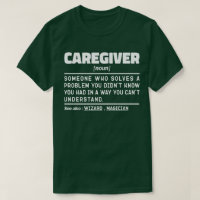 Caregiver Noun Appreciation Present Idea Funny 