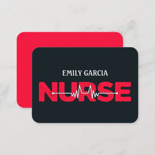 Caregiver Nursing Business Card