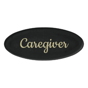 Caregiver Personalized Name Tag