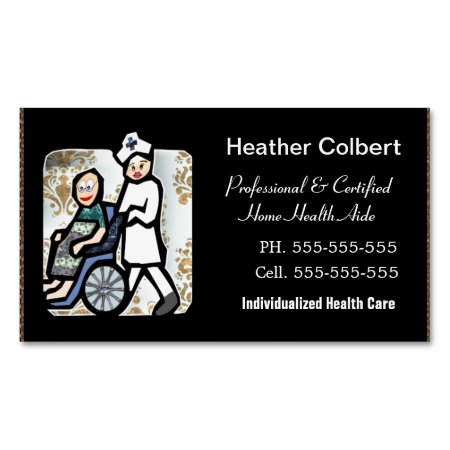 Caregiver Professional Magnetic Business Card