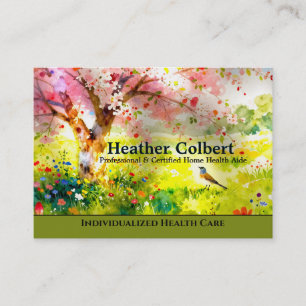 Caregiver Robin Bird Professional Business Card