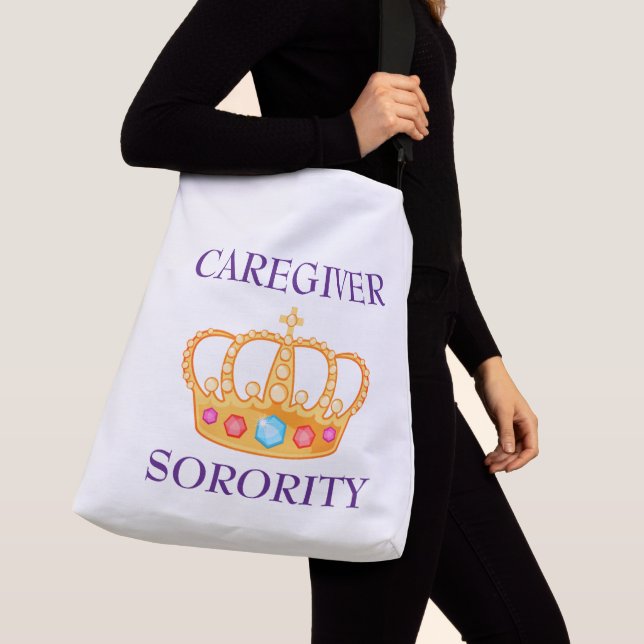 Caregiver Sorority Crossbody Bag (Close Up)