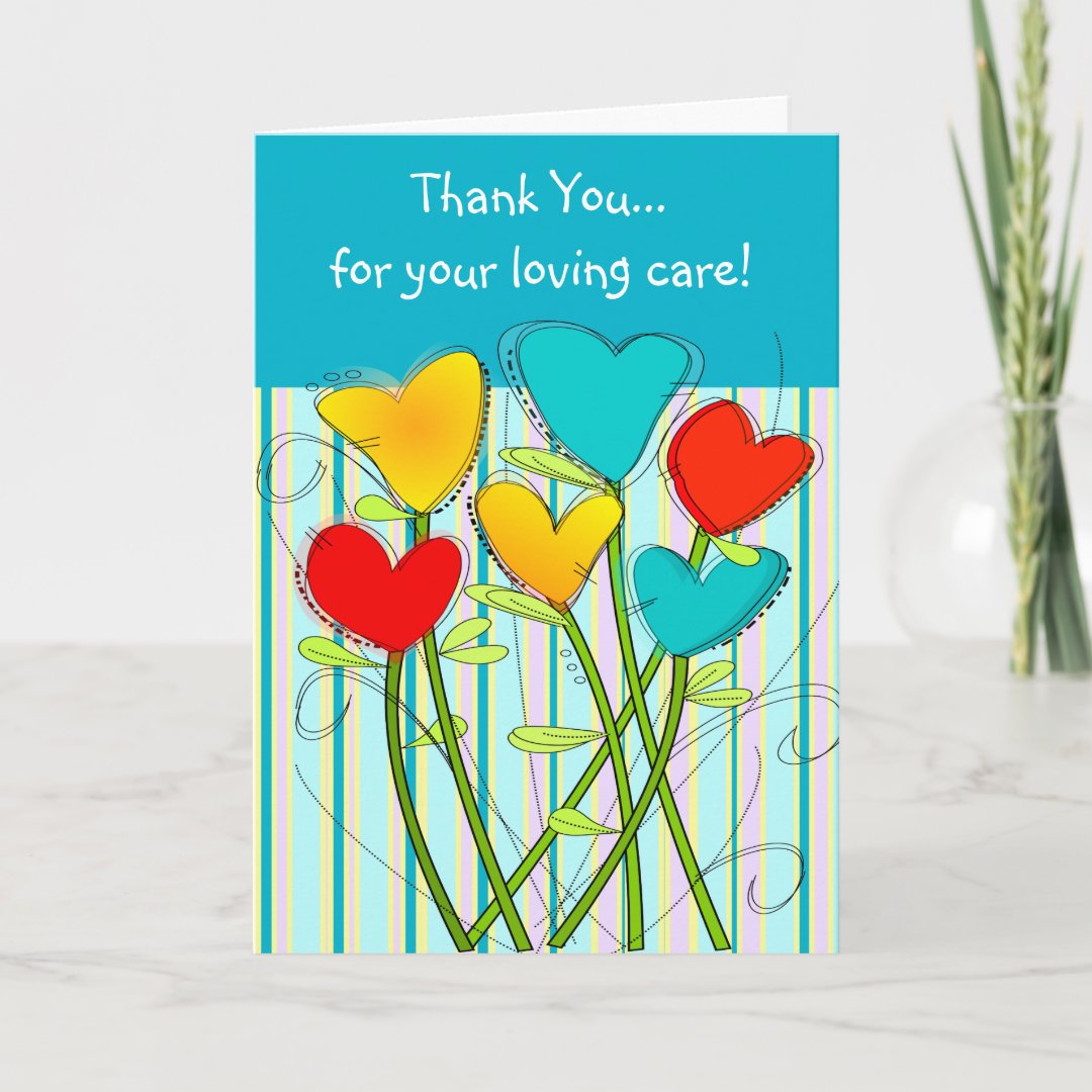 Caregiver Thank You Card II | Zazzle