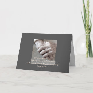 caregiver Thank You for female Card