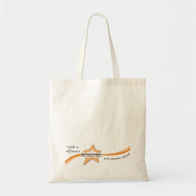 Caregiver Thanks Tote Bag (Front)