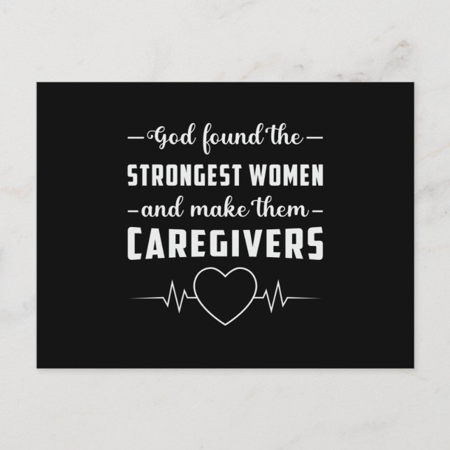 Caregivers Caregiver Nurse Nursing Care Funny Gift Postcard (Front)