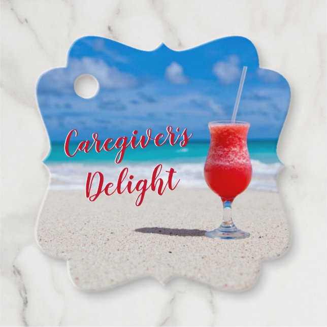 Caregiver's Delight Favor Tags (Front)